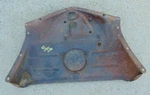 1946 1948 Chevy Upper Grille Baffle Original Gm Lower Hood Latch Mounting Plate. Fixed Price $249.00.
