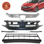 Bumper Grille Chrome Molding Trims For 2016-18 Honda Civic 71121TBAA01 HO1200231. Fixed Price $78.99.