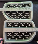 Land Rover Dicovery Front Wing Grille Pair AH2216A414AAW / AH2216A415BAW **. Fixed Price $47.71.