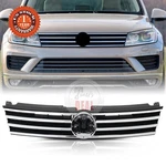 Front Bumper Upper Main Grille For Volkswagen Touareg 2015-2017 7P6853651LZLL. Fixed Price $77.99.