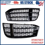 For Audi RS5 8T0807681F 8T0807682F Front Bumper Fog Light Cover Grille. Fixed Price $68.99.