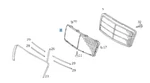 New Genuine Mercedes-benz C-class Front Radiator Grille Oe 2028880323. Fixed Price $46.27.
