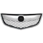 Grille For 2013-2015 Acura Rdx Chrome Shell With Painted Black Insert. Fixed Price $104.65.