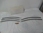 Mopar Nos 1946-48 Plymouth Left 3 Right Hand Grille Bar Moldings 1156661-2. Fixed Price $120.00.