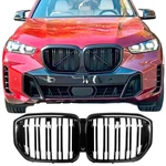 Fit 2024-2025 Bmw X5 G05 Lci Facelift Front Bumper Dual Slat Black Grille. Fixed Price $76.88.