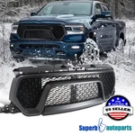 Fits 2019-2022 Dodge Ram 1500 Matte Black Abs Mesh Front Hood Grille. Fixed Price $239.98.