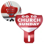 Go Church Sunday License Plate Topper. Fixed Price $24.95.