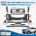 Front Bumper Cover Grille For 2021-2024 Cadillac Escalade Luxury&premium. Fixed Price $939.99.