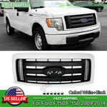Front Bumper Grille Oxford White+black 2009-2014 F-150 F150 Xlt. Fixed Price $172.99.