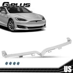 Front Upper Chrome Grille Trim Molding Fit For 2016 - 2021 Tesla Model. Fixed Price $40.45.