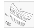 Genuine Audi Center Grille 8T0-853-651-P-1RR. Fixed Price $1053.34.