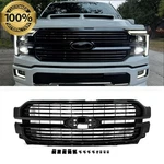 2024-2025 Ford F150 F-150 Platinum Larait Front Bumper Grille Gloss Black Us. Fixed Price $256.99.