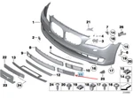 Bmw F04 Front Bumper Left Side Grille 51117186505 2012 No Duty To. Fixed Price $76.39.