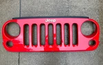 Oem Jeep Wrangler Jk Front Grille Firecracker Red 2007-2018 Nice. Fixed Price $229.99.
