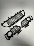 12-18 Oem Bmw F30 Sport Front Left Right Center Bumper Lower Grille Black. Fixed Price $199.95.
