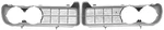Pontiac Firebird Standard Grille Pair 1967. Fixed Price $367.95.