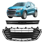 Front Bumper Upper+lower Grille For 2017-2021 Chevrolet Trax Black Chrome. Fixed Price $58.00.