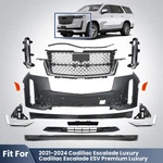 For 2021-2024 Cadillac Escalade Luxury Front Bumper Grille Cover Assembly W/ Drl. Fixed Price $949.99.