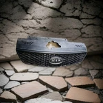 2003-05 Kia Rio Radiator Grill With Emblem Logo Front Center Oem 86361-1G010. Fixed Price $80.99.