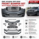 For 2017 2018 2019 Gmc Acadia Front Bumper Cover Assembly Grille Kit W/foglight. Fixed Price $389.99.
