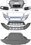 For 2013-17 Front Bumper Cover RSQ5 Grille Side Foglight Bezel Airdam 7PC Set. Fixed Price $580.00.
