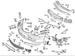 Genuine Mercedes-benz Grille 230-885-16-53. Fixed Price $88.90.