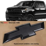 Oem 2022+ Front Grille Bowtie Emblem Fits Chevrolet Silverado 1500 Gloss Black. Fixed Price $50.98.