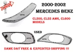 Mercedes 00-02 CL55 CL500 CL600 Front Bumper Lower Amg 3-PIECE Grille Set Used. Fixed Price $833.33.