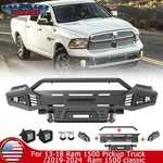 Steel Front Bumper &bull Bar&skid Plate For 2013-2018 Dodge Ram 1500 W/led Light. Fixed Price $665.96.