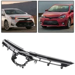 Black Front Bumper Upper Grille For Toyota Corolla Xle 2017 2018 2019. Fixed Price $24.99.