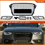 RS4 Look Front Fog Light Grille Covers For 2013-16 Audi A4 Standard Bumper. Fixed Price $131.55.