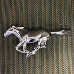 1974-1978 Nos Ford Mustang Ii Chrome Pony Grille Emblem D4ZB-8216-AA. Fixed Price $19.99.