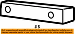 52133-50050 Toyota Reinforcement, Front Bumper Bar, Rh 5213350050, New Genuine. Fixed Price $40.26.