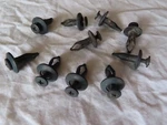 Oem 1989-1991 Ford Bronco Ranger Grille Fender Molding Retainer Pin Set 10. Fixed Price $19.95.