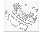 Genuine Nissan Grille Assembly 62310-EA700. Fixed Price $269.28.