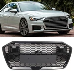 For Audi A6 C8 RS6 Style 2018-2023 Front Bumper Sport Honeycomb Grille. Fixed Price $119.99.