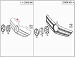 Genuine Mercedes C216 S-class Coupe Trim 2168800283. Fixed Price $680.90.