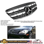 S63 S350 S550 S-class Grille Black Chrome Amg Emblem 2007 2008 2009. Fixed Price $189.00.