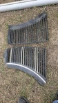 1940 Ford Deluxe Lh & Rh Radiator Grill Oem Used, Unrestored. Fixed Price $235.00.