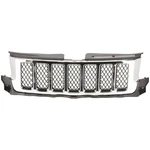 Grille For 2011-2013 Jeep Grand Cherokee Chrome Shell With Painted Black Insert. Fixed Price $202.10.