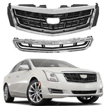 Chromed Grille Kit For 2013-17 Cadillac Xts Front Bumper Upper Lower. Fixed Price $179.99.