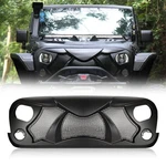 Front Matte Black Grille Grid W/ Mesh For Jeep Wrangler Jk 2007-2018. Fixed Price $115.95.