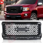 Gloss Black Front Bumper Grille Assembly For 2015-2020 Gmc Canyon Denali. Fixed Price $265.00.