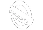 Genuine Nissan Grille Emblem 62890-6WK5A. Fixed Price $176.27.