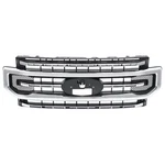 2020-2022 Ford F250 F350 Super Duty Platinum Silver & Black Grille Assembly. Fixed Price $190.12.