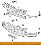 Gm Oem 99-06 Sierra 1500 Hd Components-grille Retainer 15764320. Fixed Price $10.24.