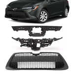 3PCS Upper&lower Grill+bracket For 2020-2022 Toyota Corolla Xle Front Bumper. Fixed Price $88.99.