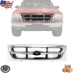 1998-2000 Ford Ranger Rwd Xl Splash Models Front Grille Chrome FO1200340. Fixed Price $92.15.