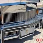 1977 1979 Cadillac Fleetwood / Coupe Deville Castle Grille 3-PC Set Chrome. Fixed Price $1751.00.