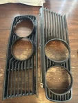 1982-1988 Bmw E28 Grills Full Set Left +right Fits Seal Beam Only Oem. Fixed Price $99.00.
